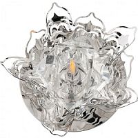 Светильник встраиваемый Fametto/Fiore DLS-F128 G4 CHROME/CLEAR Без лампы картинка 